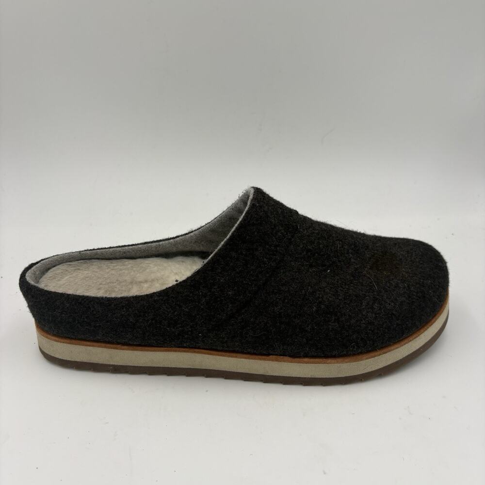 Merrell Women’s Size 11 Black Wool Felt Casual Slip On Clog Shoes